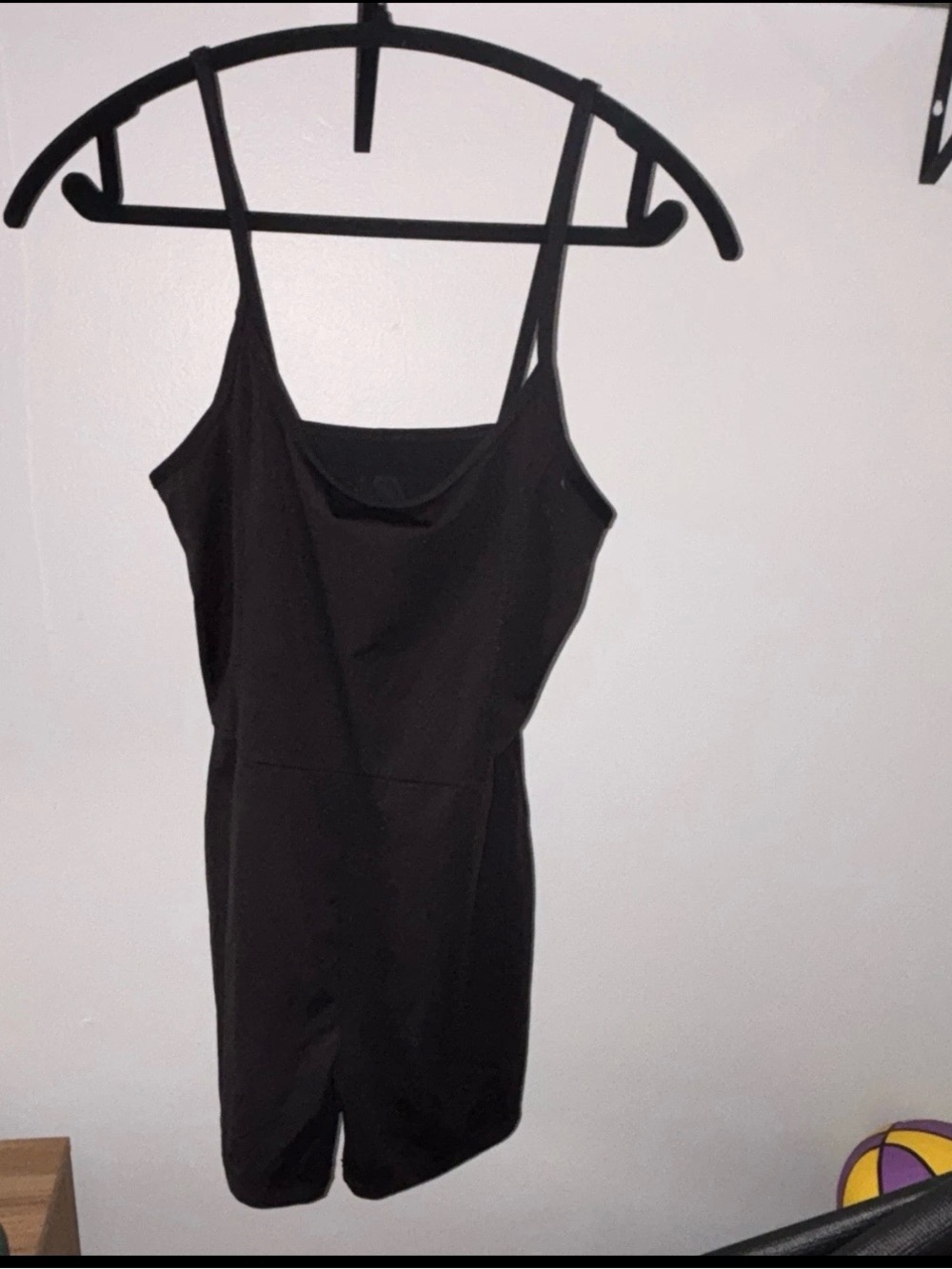 Black Spaghetti Strap Romper